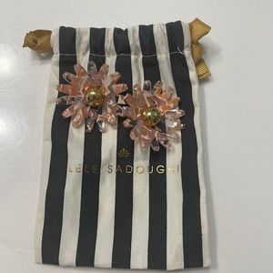 Lele Sadoughi flower studs